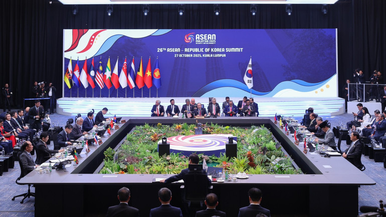 Quang cảnh Hội nghị Cấp cao ASEAN-Hàn Quốc lần thứ 26. (Ảnh: VGP/Nhật Bắc) b1-4793-6944.jpg