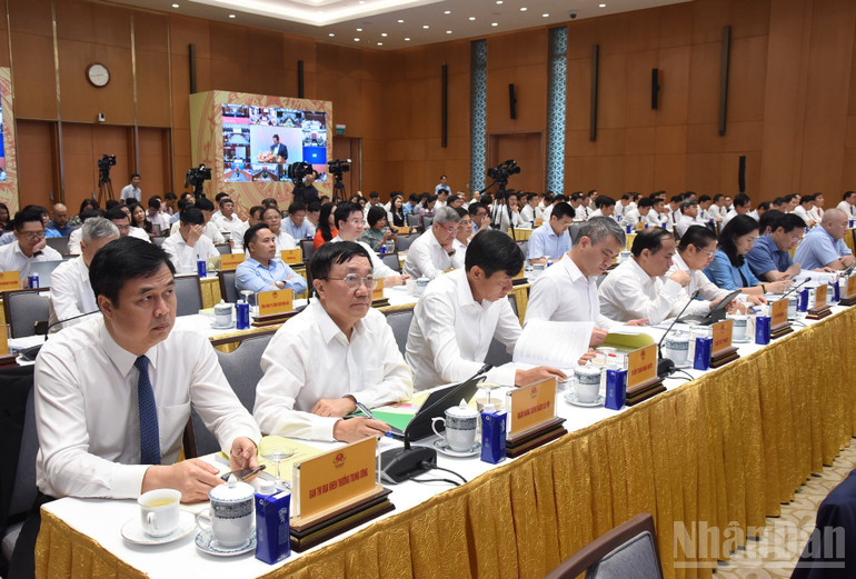 Các đại biểu tham dự Hội nghị. (Ảnh: TRẦN HẢI) Các đại biểu tham dự Hội nghị. (Ảnh: TRẦN HẢI)