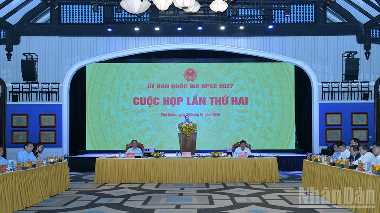 Quang cảnh cuộc họp. (Ảnh: Thanh Giang)