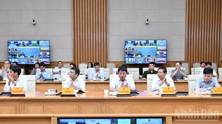 Đại diện các đơn vị, doanh nghiệp tham dự Hội nghị. (Ảnh: Trần Hải) ndo_br_a2-9647.jpg