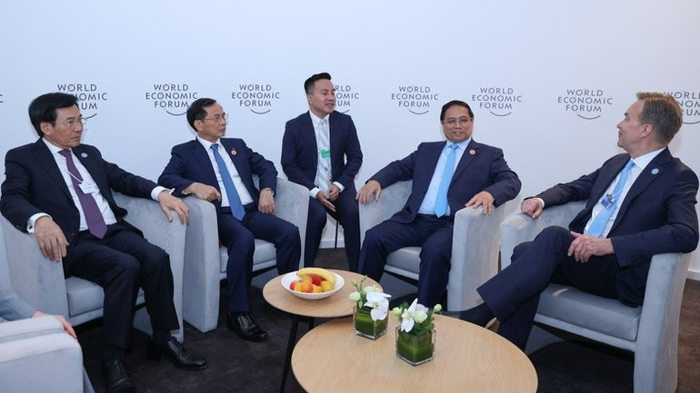 Chủ tịch điều hành WEF Borge Brende khẳng định Việt Nam là một sức hút của WEF và cộng đồng doanh nghiệp WEF rất quan tâm tới Việt Nam. (Ảnh: VGP/Nhật Bắc) anh-4-453.jpg