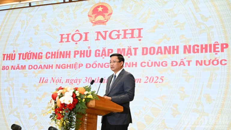Lãnh đạo Bộ Tài chính báo cáo tại hội nghị. (Ảnh: Trần Hải) Lãnh đạo Bộ Tài chính báo cáo tại hội nghị. (Ảnh: Trần Hải)