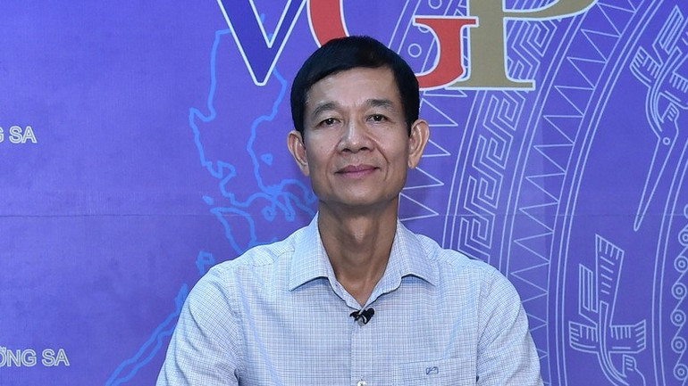 PGS, TS Hoàng Đình Phi – Hiệu trưởng Trường Quản trị và Kinh doanh (HSB), Đại học Quốc gia Hà Nội. (Ảnh: VGP) toa4-3698.jpg