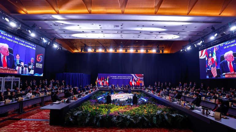 Quang cảnh Hội nghị Cấp cao ASEAN-Hoa Kỳ lần thứ 13. (Ảnh: Nhật Bắc/VGP) b2-6200-1302.jpg