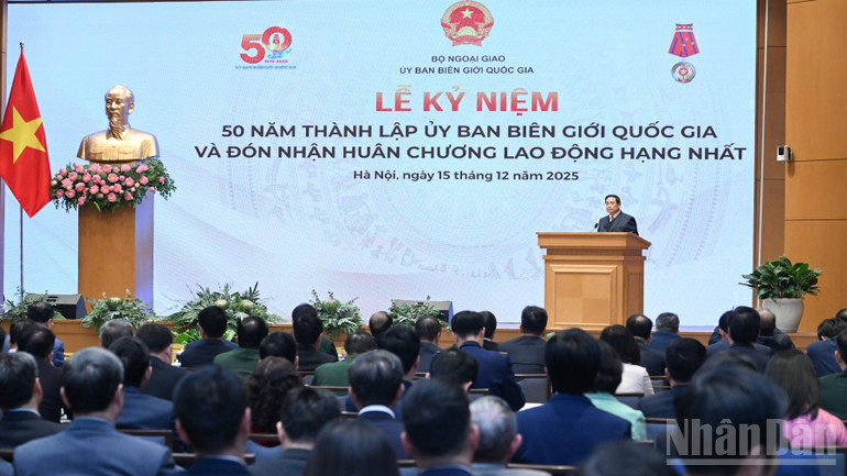 Quang cảnh Lễ kỷ niệm. (Ảnh: TRẦN HẢI)