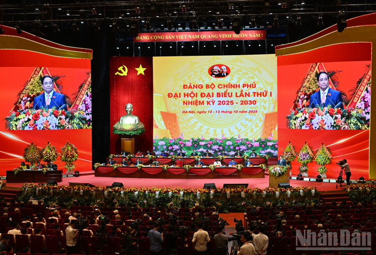 Quang cảnh Đại hội. (Ảnh: TRẦN HẢI) ndo_br_b5.jpg