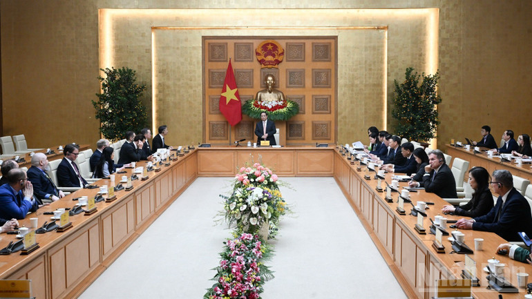 Quang cảnh buổi tiếp.