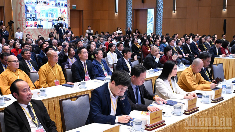 Các đại biểu tham dự hội nghị. (Ảnh: Trần Hải)