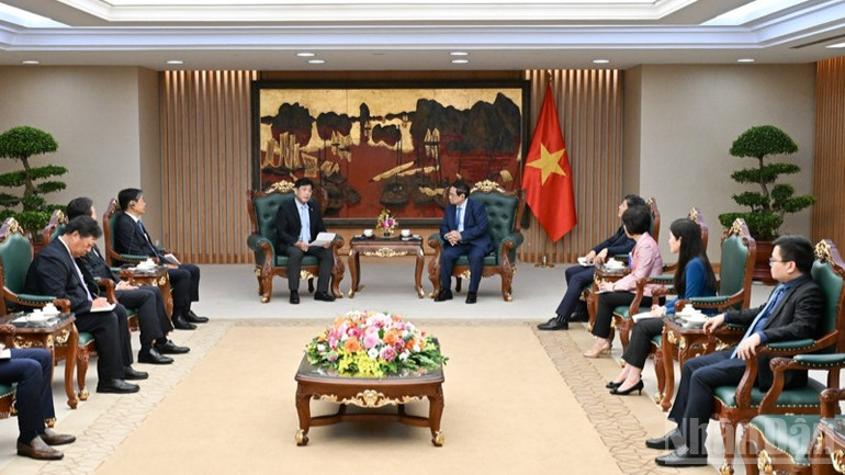 Quang cảnh buổi tiếp (Ảnh: Trần Hải). ndo_br_c3-7195.jpg