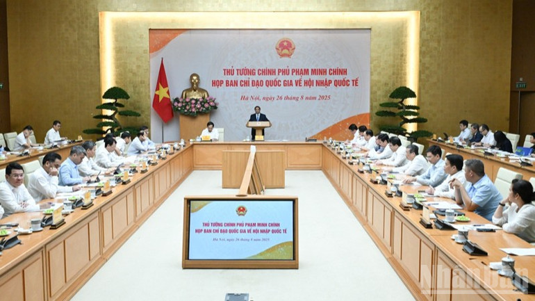 Quang cảnh cuộc họp. (Ảnh: TRẦN HẢI) ndo_br_a3-6926.jpg