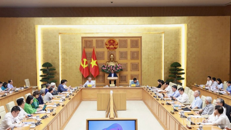 Quang cảnh buổi làm việc. (Ảnh: Trần Hải) ndo_br_b7-5320.jpg