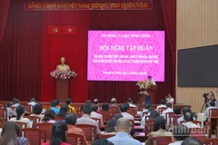 Quang cảnh hội nghị. (Ảnh: LINH BẢO)