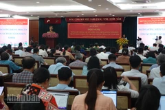 Quang cảnh hội nghị. (Ảnh: LINH BẢO).