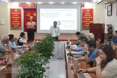 Quang cảnh buổi tọa đàm. (Ảnh: LINH BẢO)