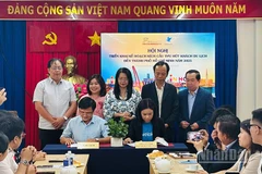 Sở Du lịch Thành phố Hồ Chí Minh ký kết với Traveloka (ảnh Linh Bảo).