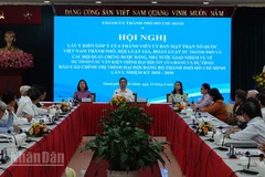 Quang cảnh hội nghị. (Ảnh: Linh Bảo)