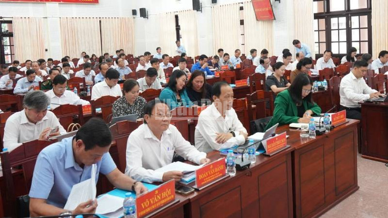 Đại biểu tham dự tại Hội nghị. (Ảnh: HOÀNG TRUNG) ndo_c_dsc08384.jpg
