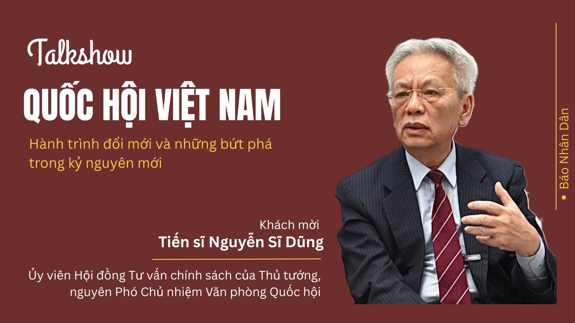 Tiến sĩ Nguyễn Sĩ Dũng: Để luật thật sự đi vào cuộc sống đòi hỏi phải có một quy trình lập pháp chuẩn