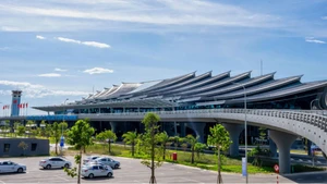 Nhà ga hành khách T2, Cảng Hàng không quốc tế Phú Bài (Huế) - công trình giải Vàng tại Giải thưởng Kiến trúc quốc gia 2025. (Ảnh Ban Tổ chức)