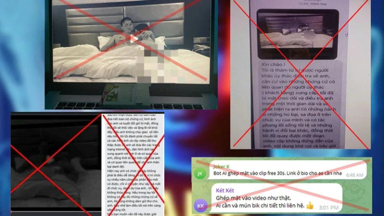 Các thủ đoạn lừa đảo tống tiền của các đối tượng. (Ảnh minh họa)