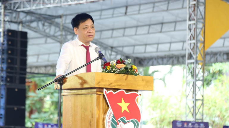 Tiến sĩ Lê Quốc Cường, Phó Trưởng Ban Quản lý Khu Công nghệ cao Thành phố Hồ Chí Minh phát biểu tại cuộc thi. Tiến sĩ Lê Quốc Cường, Phó Trưởng Ban Quản lý Khu Công nghệ cao Thành phố Hồ Chí Minh phát biểu tại cuộc thi.