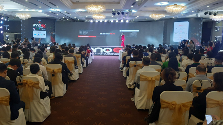 Quang cảnh lễ khai mạc sự kiện quốc tế InnoEx 2023.