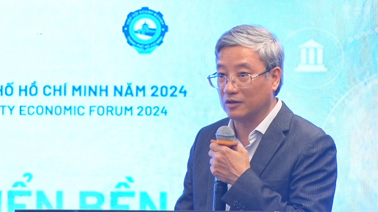 Chuyên gia phát biểu tại hội thảo.