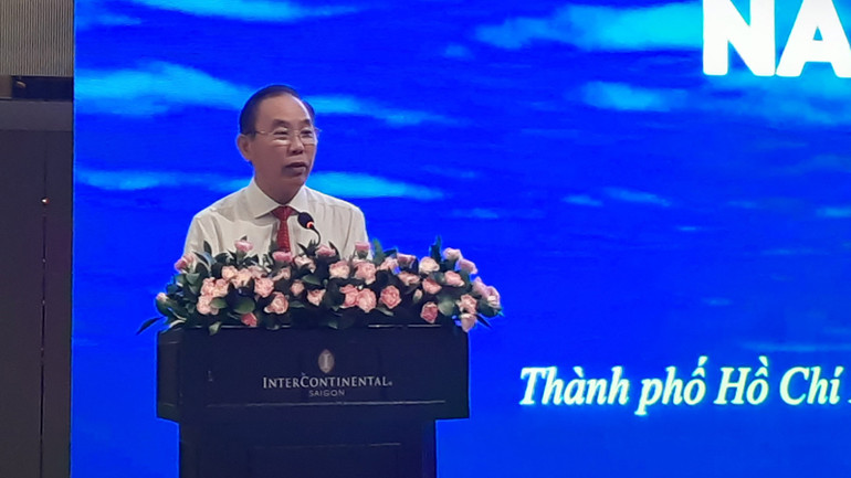 Đại diện lãnh đạo Bộ Nông nghiệp và Phát triển nông thôn phát biểu tại Hội nghị.