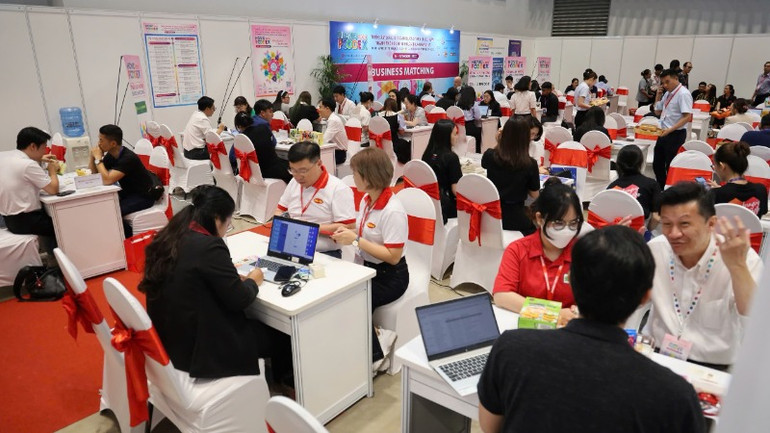 Quang cảnh buổi kết nối.