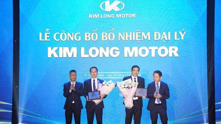 Kim Long Motor công bố bổ nhiệm đại lý tại Thành phố Hồ Chí Minh.