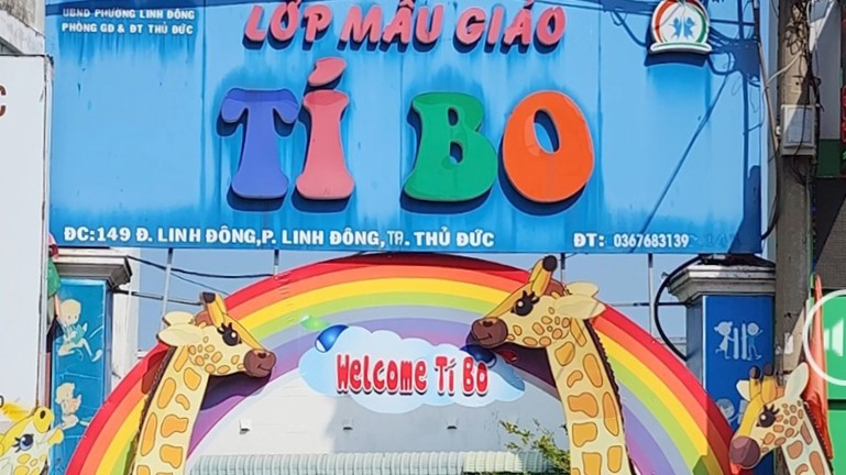 Lớp mẫu giáo Tí Bo, phường Linh Đông, thành phố Thủ Đức, Thành phố Hồ Chí Minh.