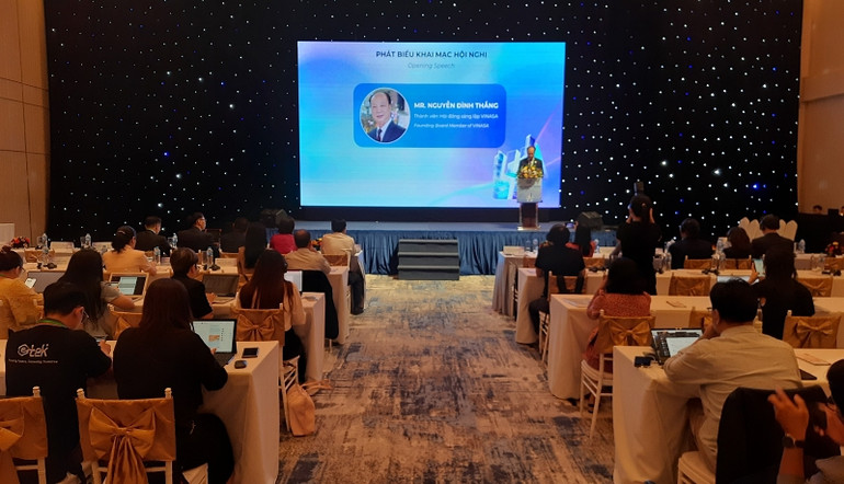 Quang cảnh phiên khai mạc Triển lãm và Hội nghị Tech4life 2024.