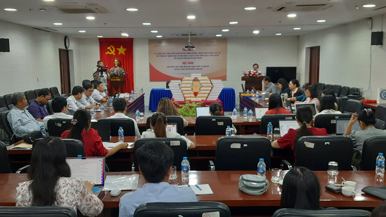 Quang cảnh hội thảo.