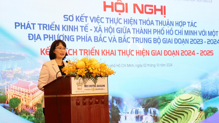 Đại biểu phát biểu tại hội nghị.