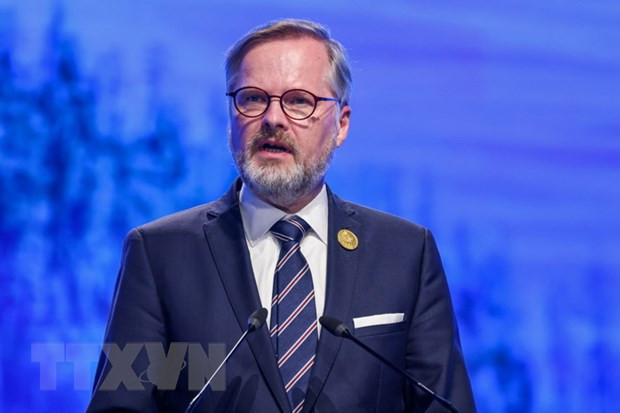 Thủ tướng Cộng hòa Séc Petr Fiala. (Ảnh: AFP/TTXVN)