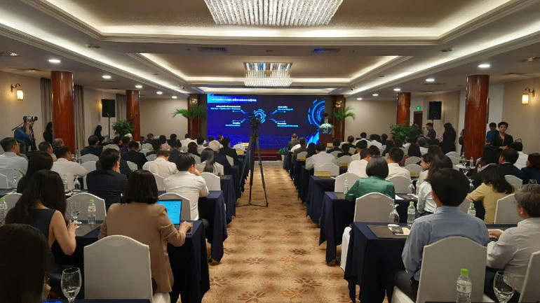 Quang cảnh ra mắt Chương trình Nghị quyết số 57-NQ/TW.