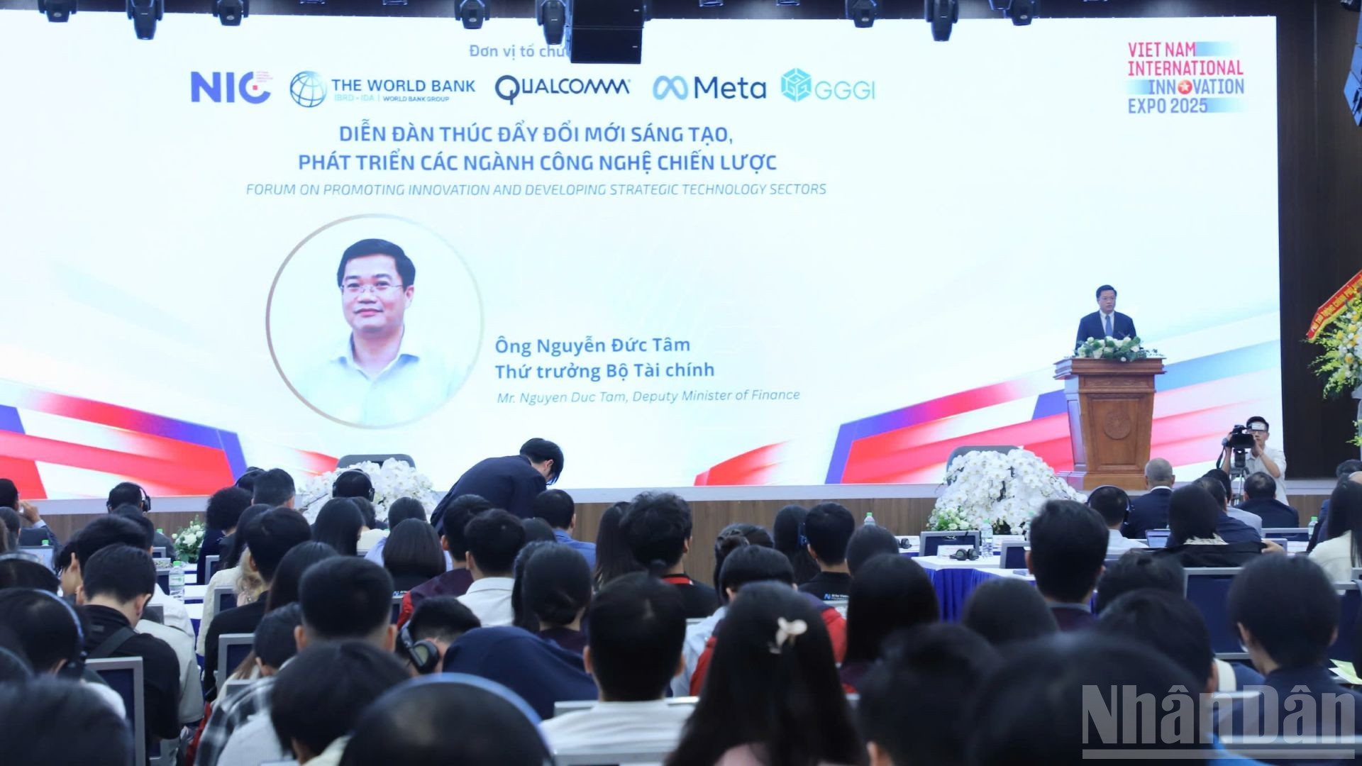 Thứ trưởng Tài chính Nguyễn Đức Tâm. (Ảnh: HNV) ndo_br_tttc.jpg