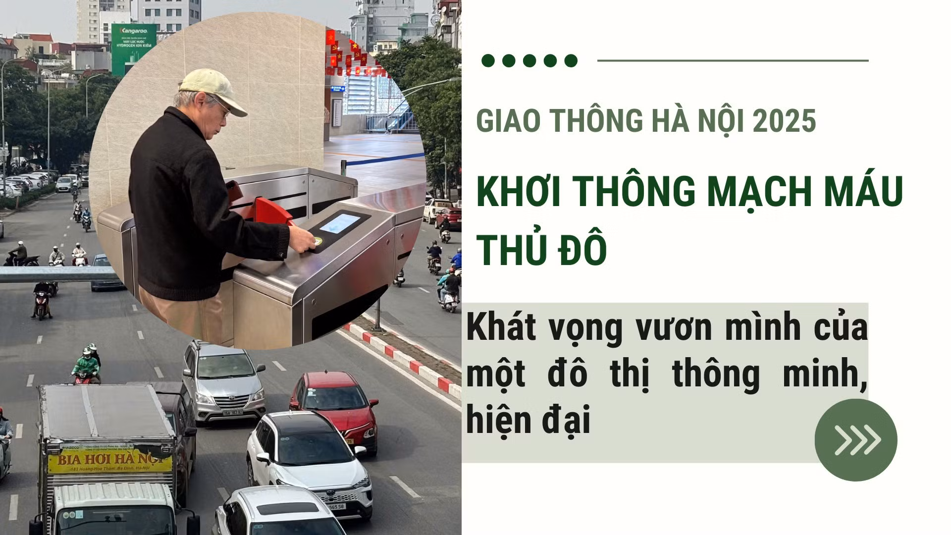 Nhìn lại giao thông Hà Nội năm 2025. (Ảnh: THÙY LINH)