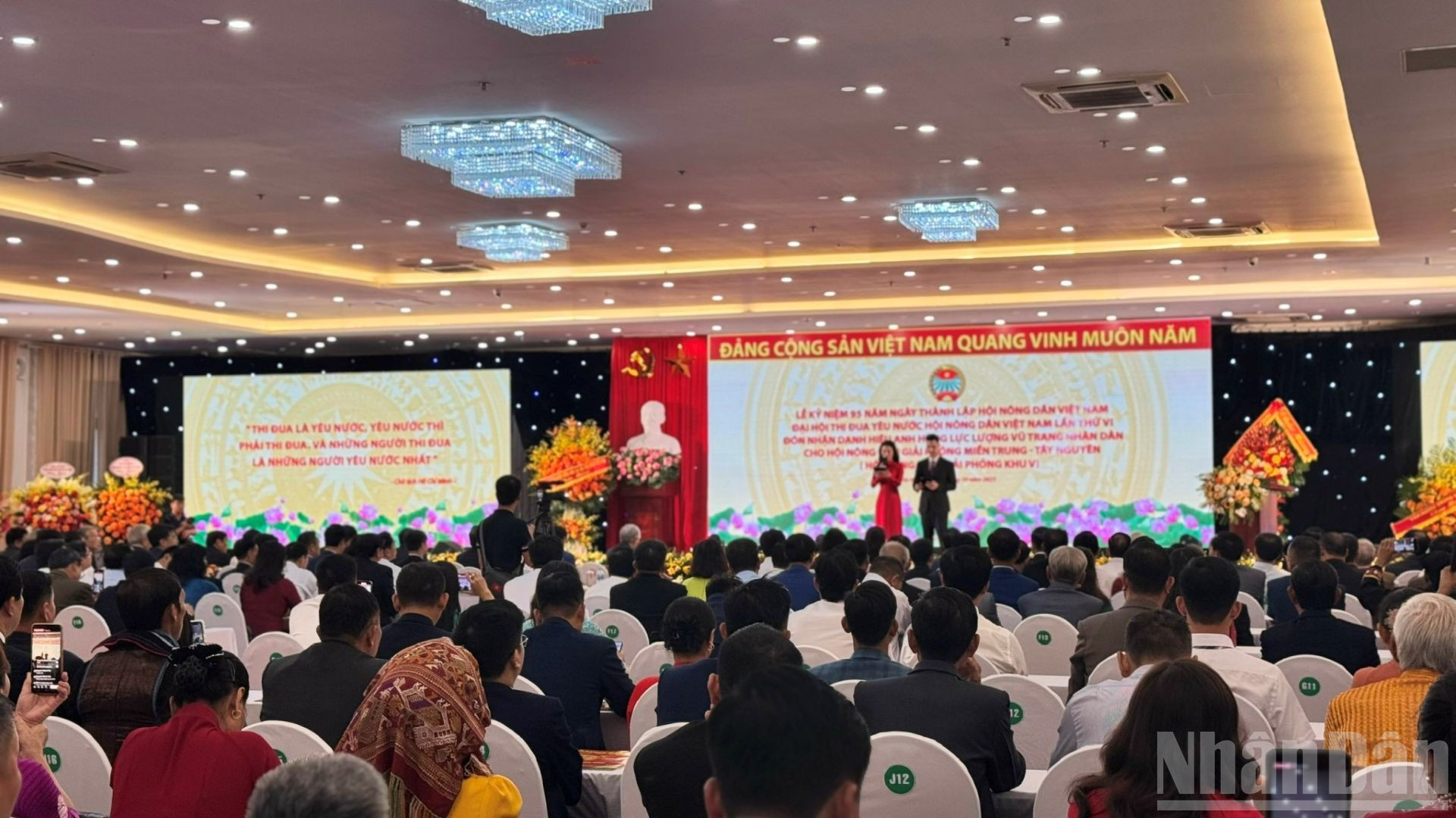 Sự kiện thu hút đông đảo đại biểu tham dự. (Ảnh: HNV) ndo_br_hndthidua5.jpg