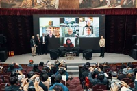 Hội trường Ngụy Như Kon Tum - nơi sẽ diễn ra Lễ trao Giải thưởng "Con đường Thiên Lý" (Prix de la route Mandarine).