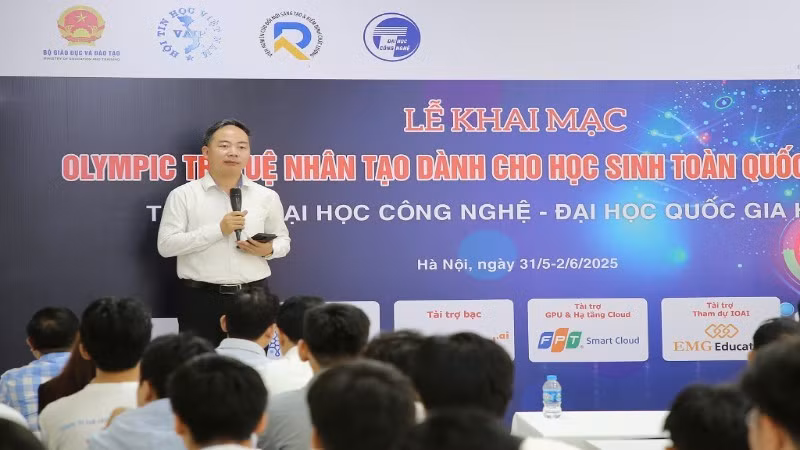 Lễ khai mạc Olympic Trí tuệ nhân tạo dành cho học sinh toàn quốc