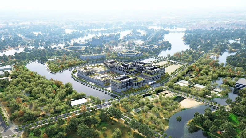 Phối cảnh 3D Trung tâm Nghiên cứu và Phát triển Viettel.