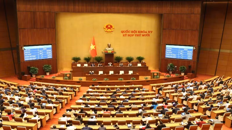 Quốc hội khóa XV biểu quyết thông qua Luật sửa đổi, bổ sung một số điều của Luật Sở hữu trí tuệ.