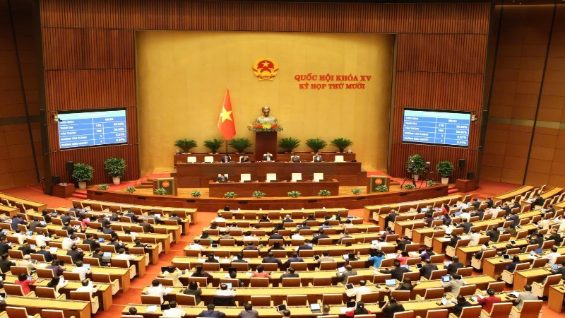 Quốc hội khóa XV biểu quyết thông qua Luật sửa đổi, bổ sung một số điều của Luật Sở hữu trí tuệ.