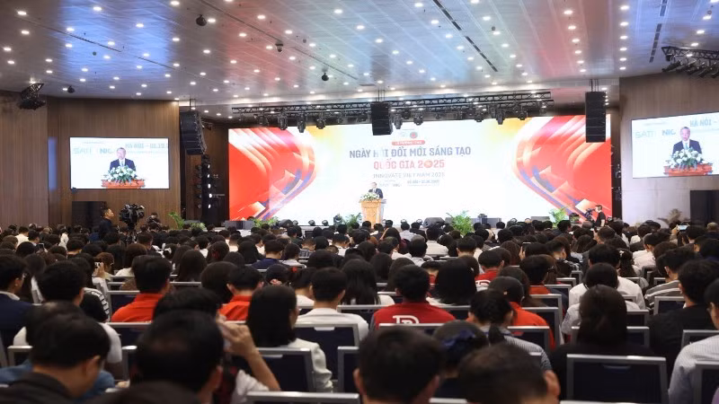 Quang cảnh sự kiện Ngày hội Đổi mới sáng tạo quốc gia.