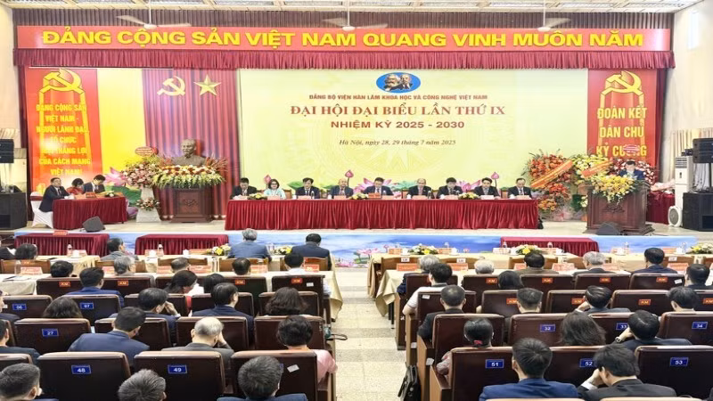 Đại hội đại biểu lần thứ IX, nhiệm kỳ 2025-2030 của Đảng bộ Viện Hàn lâm Khoa học và Công nghệ Việt Nam.