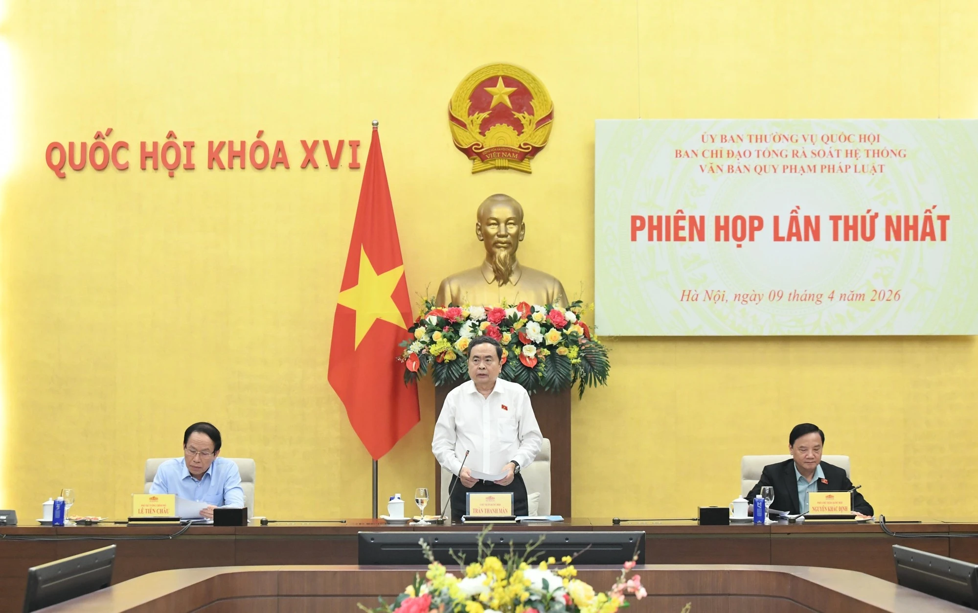 Quốc hội khẩn trương tổng rà soát hệ thống pháp luật theo chỉ đạo của Tổng Bí thư