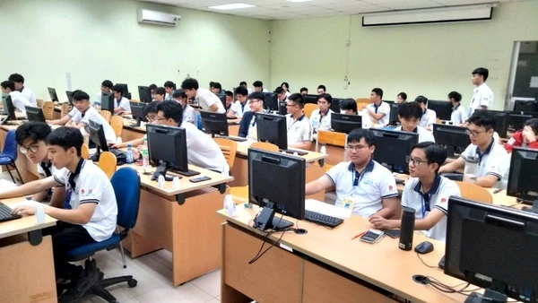 Hội thi tin học trẻ Thành phố Hồ Chí Minh năm 2025. (ẢNH CTV)