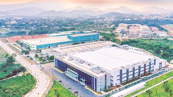 Một góc Khu công nghệ cao Hòa Lạc.