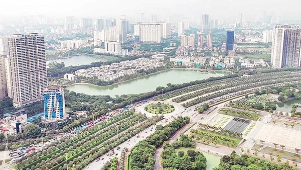 Đại lộ Thăng Long - trục giao thông huyết mạch phía tây Hà Nội.